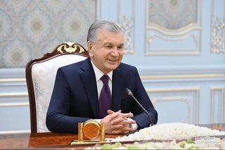 The President of Uzbekistan meets with the CIS Secretary General
