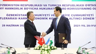 Oʻzbekiston va Turkiya hukumatlararo darajada qator kelishuvlarga erishdi