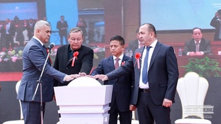 Булоқбоши туманида цемент заводи қурилиш ишлари бошлади