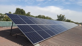 Мудофаа саноати давлат қўмитаси биносида ҳам қуёш фотоэлектр станцияси ишга туширилди