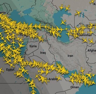 Several international flights urgently landed in Tashkent due to the closure of Iran's airspace