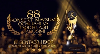 88-konsert mavsumi ochilishi hamda munosiblarni taqdirlash marosimiga boʻlib oʻtadi