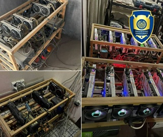 In Tashkent, an illegal crypto farm was discovered that caused damage of half a billion soums