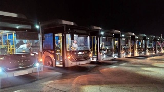 В Фергану доставили 20 современных автобусов