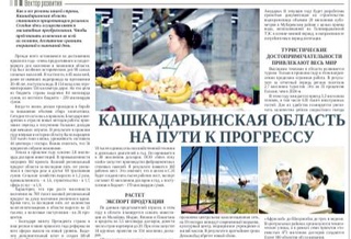 Кашкадарьинская область на пути к прогрессу