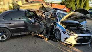 Olmaotadagi nazorat punktida o'lgan militsiya xodimlari o'limidan so'ng mukofotlandi