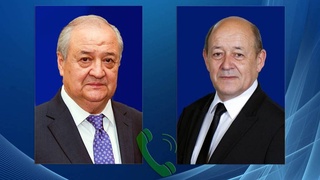 Abdulaziz Kamilov holds talks with the Minister for Europe and Foreign Affairs of France
