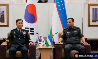 Военная делегация Республики Корея посетила Академию Вооруженных Сил Республики Узбекистан