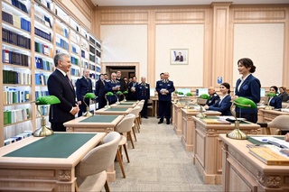 Президент ба Академияи ҳифзи ҳуқуқ ташриф овард