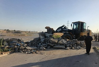 В Ташкенте на берегу реки Чирчик произошло частичное обрушение бетонного укрепления
