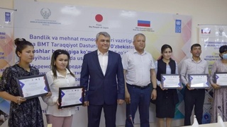 Cостоялась торжественная церемония вручения оборудования для запуска и расширения предпринимательских инициатив