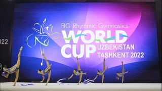 Сборная Узбекистана стала лучшей на Кубке мира по художественной гимнастике
