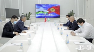 Жаҳонгир Ортиқхўжаев Қирғизистон Республикаси элчиси билан учрашди