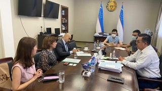 Миср элчиси билан учрашув бўлиб ўтди