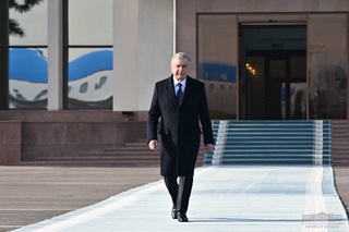 President departs for Kyrgyzstan