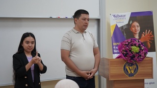 Vebster universitetida bepul imo-ishora tili va surdotajimonlik o‘quv kursi ochildi