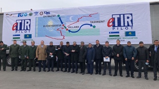 Ўзбекистон ва Қозоғистон ўртасида «Е-ТIR» пилот лойиҳаси ишга туширилмоқда