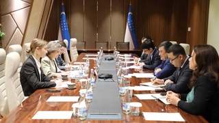 В Министерстве энергетики состоялась встреча с Послом Франции в Узбекистане