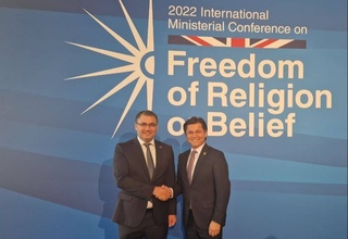 Министр юстиции провел встречу с Председателем Комиссии США по международной религиозной свободе Нури Туркелем