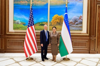 A meeting with the US delegation was held in the Senate of the Oliy Majlis