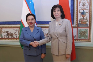 Раиси Сенати Олий Маҷлис бо Раиси Шӯрои Ҷумҳурии Маҷлиси миллии Ҷумҳурии Беларус мулоқот кард