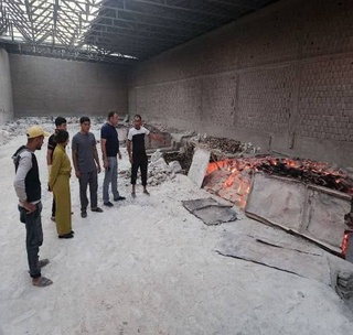 Марғилонда яширин оҳак ишлаб чиқариш цехи аниқланди