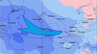 Ўзбекистон ҳудудига нам ва совуқ ҳаво массалари кириб келмоқда
