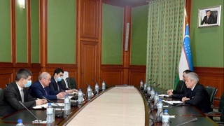 Абдулазиз Камилов принял Руслана Мирзаева - нового директора Исполкома РАТС ШОС