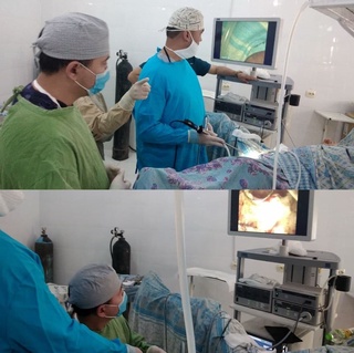 Qashqadaryoda rezektoskop uskunasi orqali ilk jarrohlik amaliyoti muvaffaqiyatli oʻtkazildi