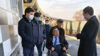 Председатель Ассоциации инвалидов Узбекистана оценил условия на новой линии метрополитена