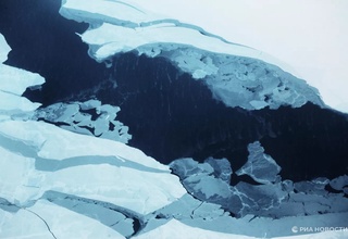 The area of ice in the Arctic Ocean has become minimal since 1979