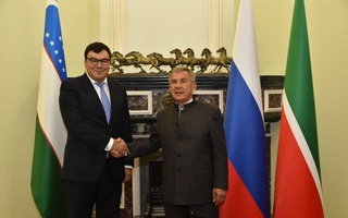 Президент Татарстана принял делегацию Узбекистана