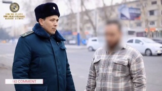 Автомобиль йўли ўртасида овқатланган блогер жаримага тортилди