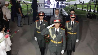 “Ғалаба боғи” жәдігерлік кешенінде халықаралық телекөпір өтті