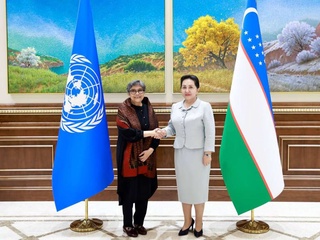 Сенатда Бирлашган Миллатлар Ташкилоти Бош котибининг олий вакили билан учрашув бўлиб ўтди