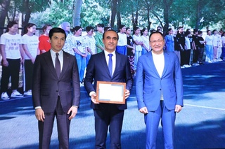 ТДТУ ректори “Энг яхши спорт тадбирларини ташкиллаштирувчи олийгоҳ“ ректори деб топилди