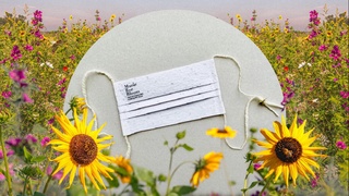 В Нидерландах создали биоразлагаемую маску, с которой после использования прорастают цветы