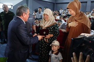 Xizmat vaqtida halok boʻlgan profilaktika inspektori “Jasorat” medali bilan taqdirlandi