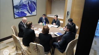 Европа тикланиш ва тараққиёт банки раҳбари билан учрашув бўлиб ўтди