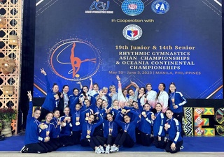 Отечественные гимнастки стали первыми на чемпионате Азии по художественной гимнастике