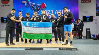 Сборная Узбекистана завершила молодежный ЧА по тяжелой атлетике с 73 медалями