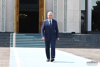 The President of Uzbekistan departs for Azerbaijan