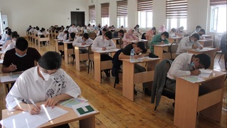 Ilk bor kimyo fanidan milliy sertifikat uchun test sinovlari o‘tkazildi