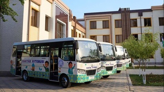 Қашқадарё ва Сурхондарёдаги 100 та мактабда бепул автобус қатновини йўлга қўйилди