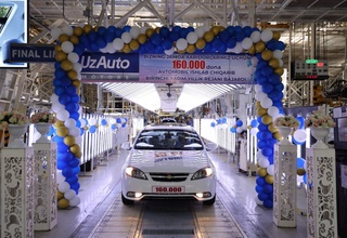 “UzAuto Motors”  олти ойда 160 000 дона автомобиль ишлаб чиқарди.