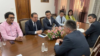 A presentation of the leather and shoe industry of Uzbekistan was held in India