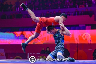 Greco-Roman wrestlers of Uzbekistan completed the first day of the Asian Championship with three medals