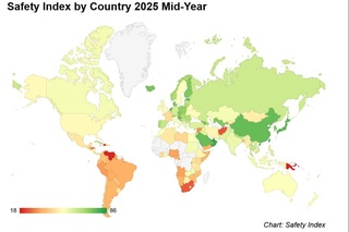 Ўзбекистон Марказий Осиёда энг хавфсиз давлат деб топилди