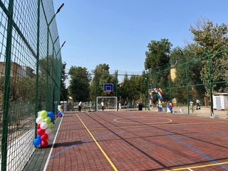 “Besh tashabbus olimpiadasi” gʻoliblariga sport maydonlari qurib berilmoqda