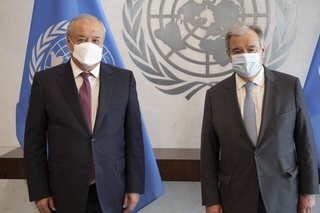 Ўзбекистон делегацияси БМТ Бош котиби билан учрашди